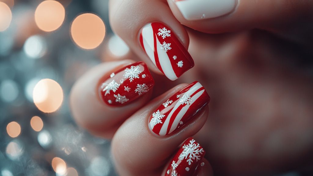 Idées originales pour des ongles de noël : tendances, couleurs et formes