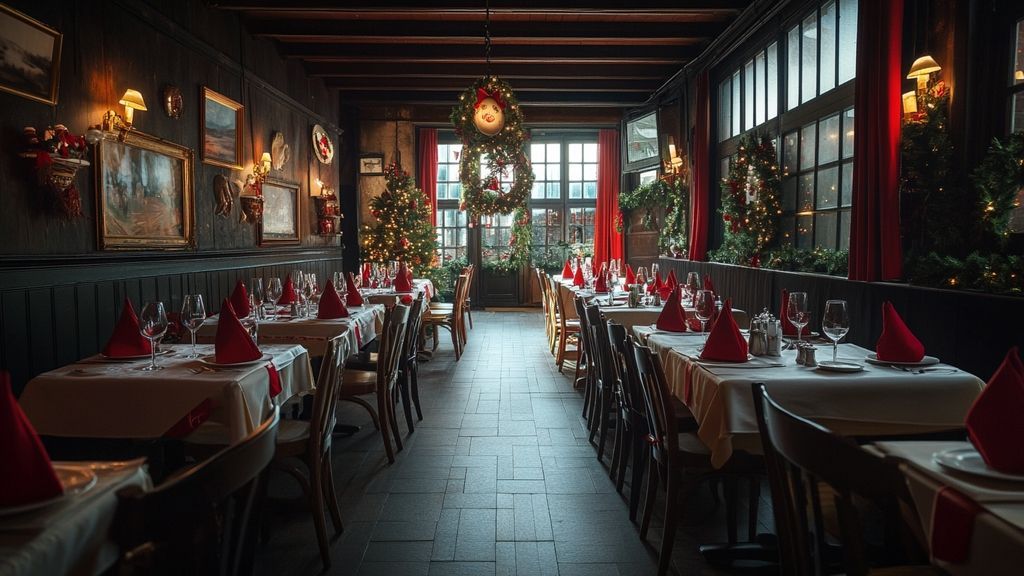 Comment créer un pliage serviette père noël pour une table de Noël féérique