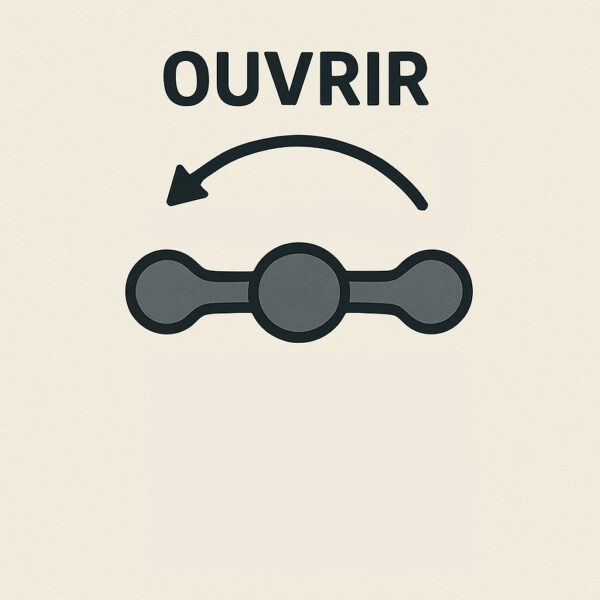 sens ouverture robinet