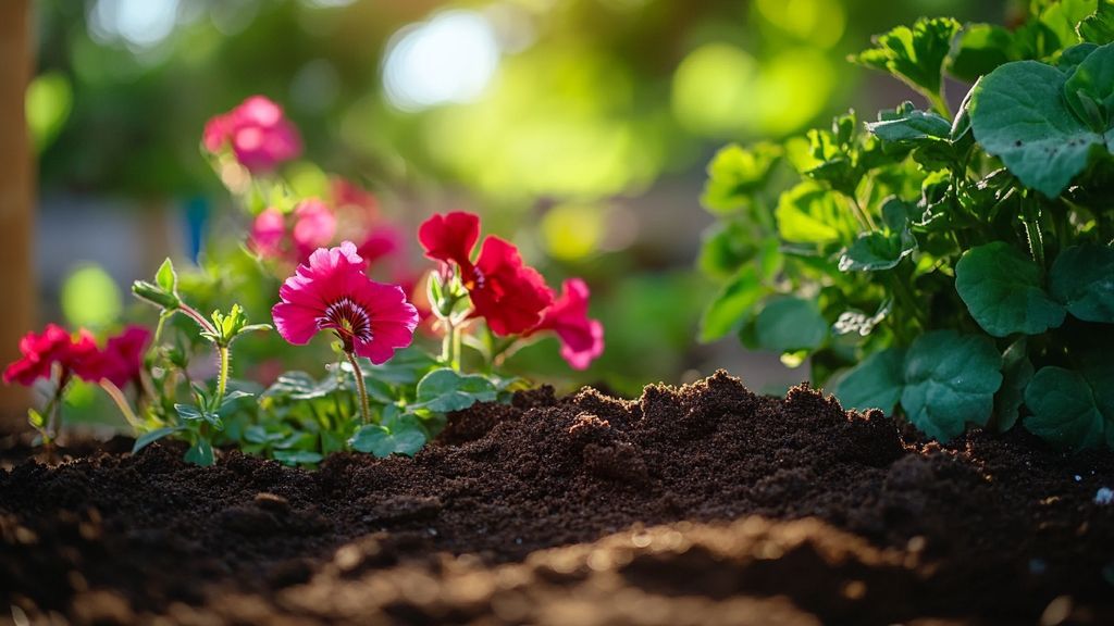 Nourrir ses géraniums : engrais naturel et autres solutions