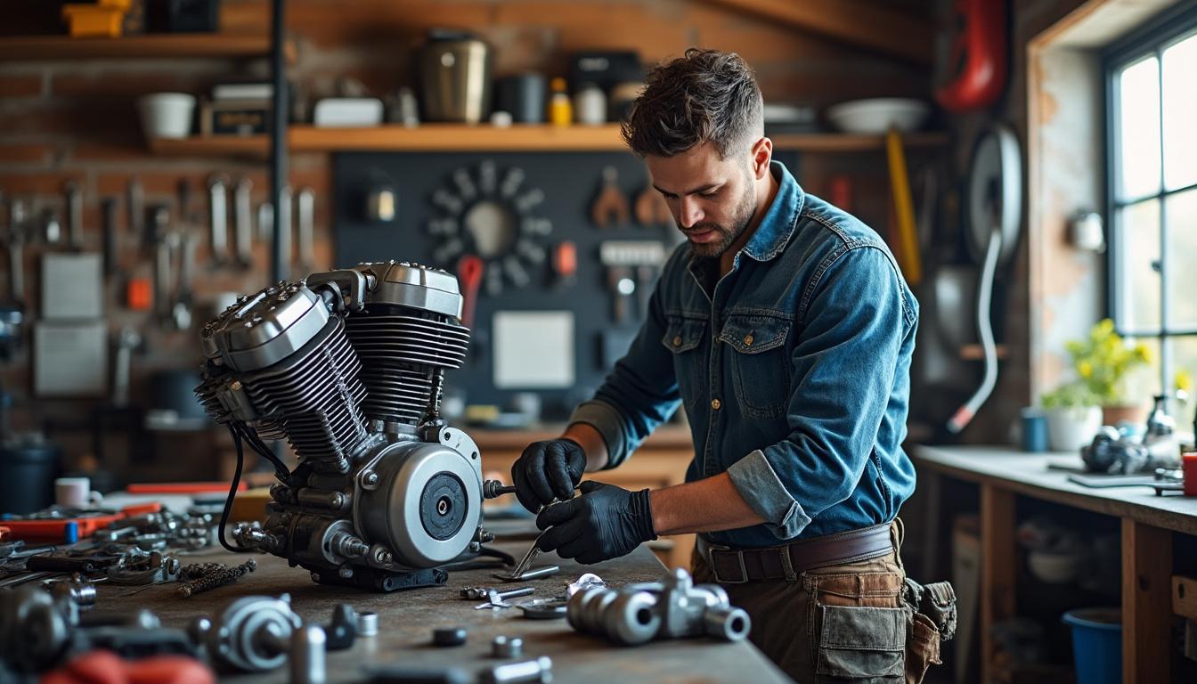 découvrez comment bénéficier d'un service de mécanicien moto à domicile rapide et efficace pour entretenir et réparer votre deux-roues sans vous déplacer.