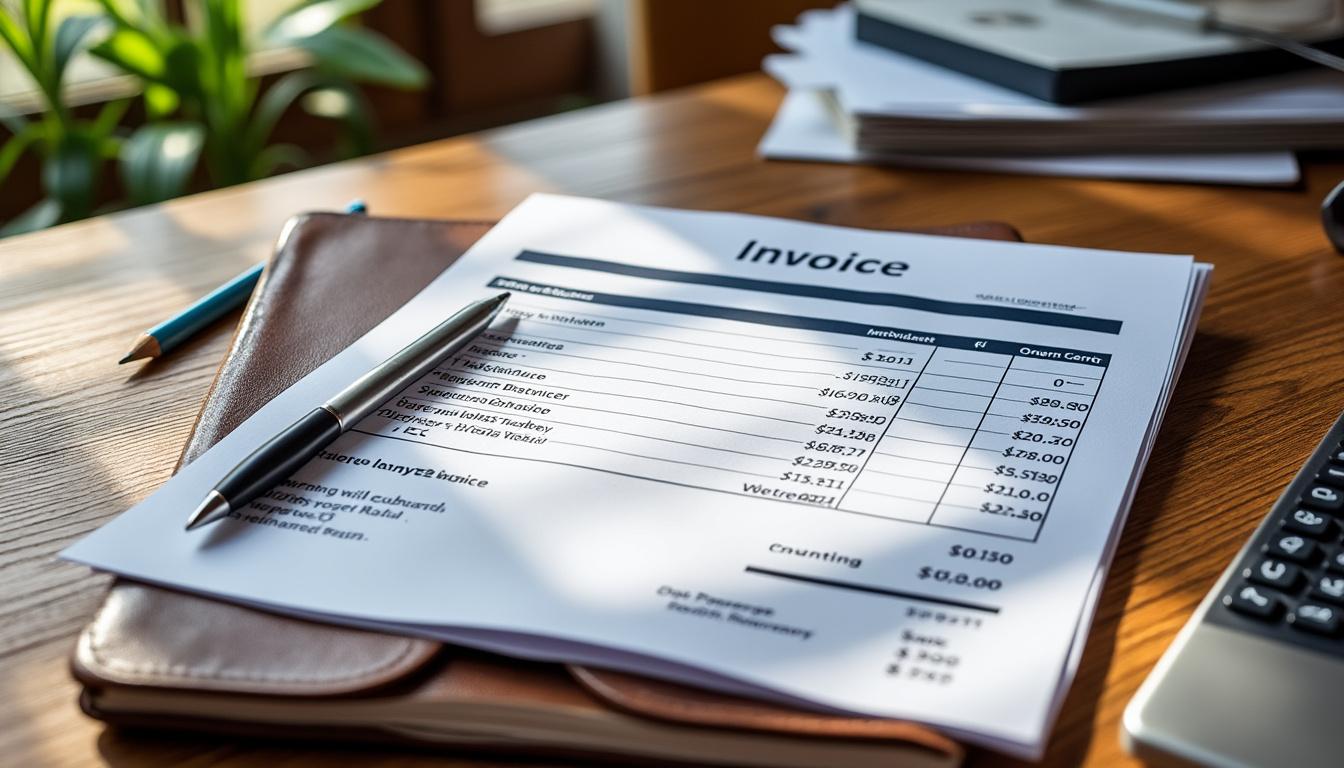 découvrez comment bien rédiger une facture en tant qu'auto-entrepreneur grâce à notre exemple clair et complet. guide pratique pour respecter les obligations légales et optimiser votre gestion.